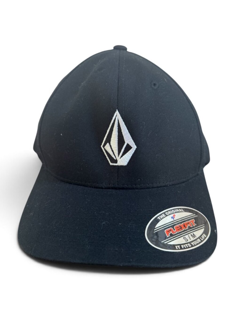 Volcom Full Stone FlexFit Hat - Size Small/Medium - Black